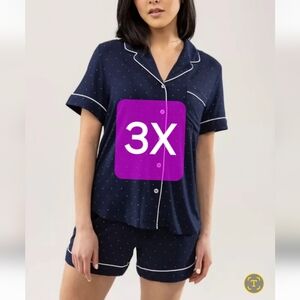 Cozy Earth Bamboo Womens Pajama Set Size 3X NEW with Tags